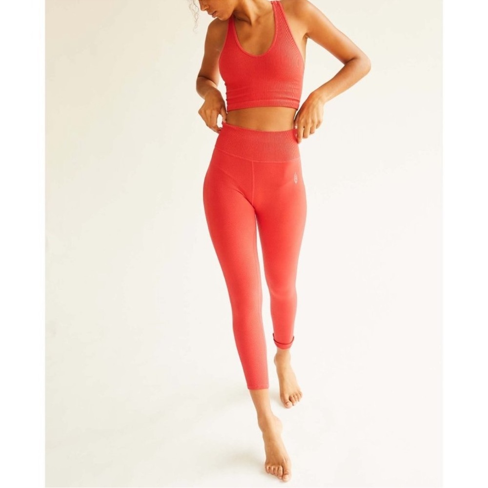 FREE PEOPLE FP Movement High-Rise Free Throw Leggings Size S NWT - Picture 4 of 16
